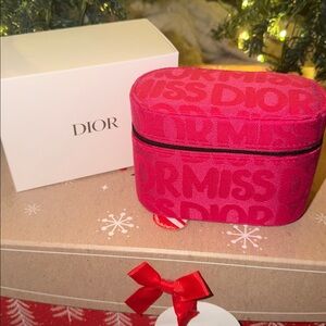 Christian Dior hot pink makeup tote GWP